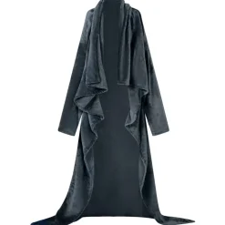 vidaXL Decken-Hoodie Marineblau F Flanell