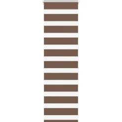vidaXL Doppelrollo Braun 40x100 cm Stoffbreite 35,9 cm Polyester