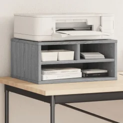 vidaXL Druckerständer Grau Sonoma 49x40x22,5 cm Holzwerkstoff