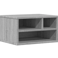 vidaXL Druckerständer Grau Sonoma 40x32x22,5 cm Holzwerkstoff