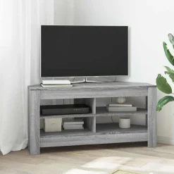 vidaXL EckTVSchrank Graues Sonoma 102 x 40,5 x 45 cm Holzwerkstoff