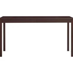 vidaXL Esstisch Dunkelbraun 140 x 70 x 73 cm Kiefernholz