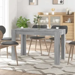 vidaXL Esstisch Grau Sonoma 120x60x76 cm Holzwerkstoff