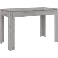 vidaXL Esstisch Grau Sonoma 120x60x76 cm Holzwerkstoff