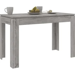 vidaXL Esstisch Grau Sonoma 120x60x76 cm Holzwerkstoff