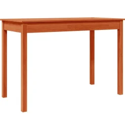 vidaXL Esstisch Wachsbraun 110x55x75 cm Massivholz Kiefer