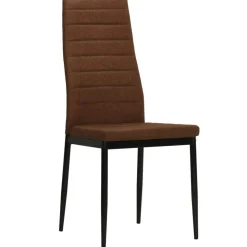 vidaXL Esszimmerstühle 2 Stk. Braun Stoff