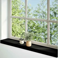 vidaXL Fensterbänke 2 Stk. Dunkelbraun 70x15x2 cm Massivholz Eiche