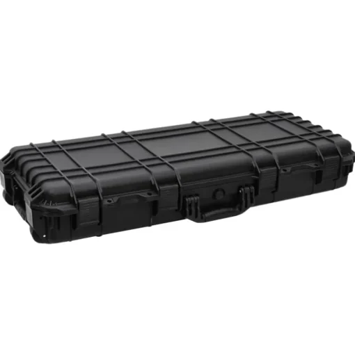 vidaXL Flugkoffer mit Rollen Schwarz 96x42x16 cm PP