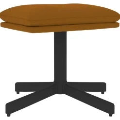 vidaXL Fußhocker Braun 60x60x36 cm Samt