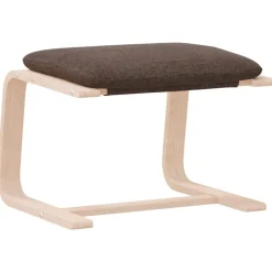 vidaXL Fußhocker Dunkelbraun 51x41x40 cm Stoff