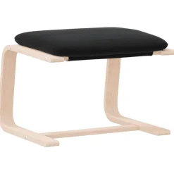 vidaXL Fußhocker Schwarz 51x41x40 cm Stoff