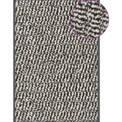 vidaXL Fußmatte getuftet 40x60 cm Hellbraun