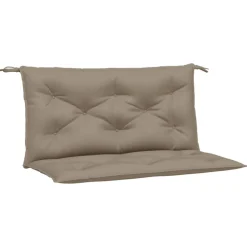 vidaXL Gartenbank-Auflagen 2 Stk. Taupe 100x50x7 cm Oxford-Gewebe