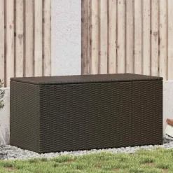 vidaXL Gartenbox Poly Rattan 100x50x50 cm Braun