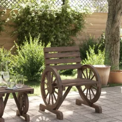 vidaXL Gartenstuhl 58x58x78,5 cm Massivholz Tanne