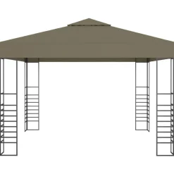 vidaXL Gartenzelt 3x3 m Taupe 180 g/m²