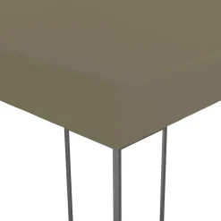 vidaXL Gartenzelt 3x3 m Taupe 180 g/m²