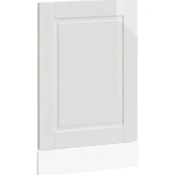 vidaXL Geschirrspülerblende Porto Hochglanz-Weiß 45x1,5x67 cm