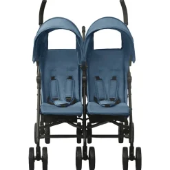 vidaXL Geschwisterwagen Marineblau Stahl