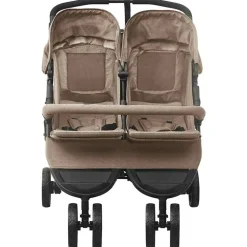 vidaXL Geschwisterwagen Taupe Stahl