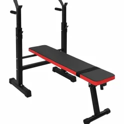 VidaXL Hantelbank Schwarz 126,5 x 67 x 111 cm