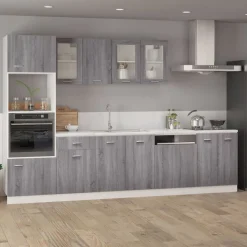 vidaXL Hängeschrank Lyon Grau Sonoma 39,5x31x60 cm Holzwerkstoff