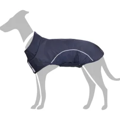 vidaXL Hunde Regenmantel mit Reflexstreifen Polyester Marineblau XXS