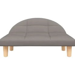 vidaXL Hundebett Taupe 70x52x30 cm Stoff