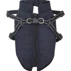 vidaXL Hundemantel Marineblau L36 Fleece und Polyester