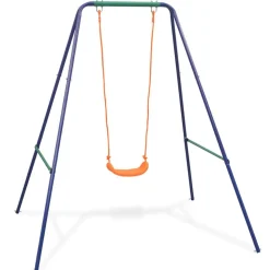 vidaXL 2-in-1 Einzelschaukel und Babyschaukel Orange