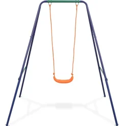vidaXL 2-in-1 Einzelschaukel und Babyschaukel Orange
