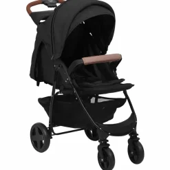 vidaXL 3-in-1 Kinderwagen Anthrazit Stahl