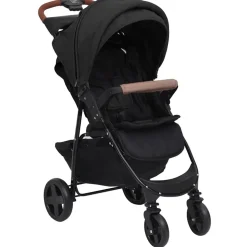 vidaXL 3-in-1 Kinderwagen Anthrazit Stahl