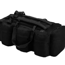 vidaXL 3-in-1 Seesack Armee-Stil 45 L Schwarz
