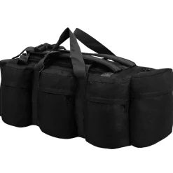 vidaXL 3-in-1 Seesack Armee-Stil 45 L Schwarz