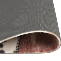 vidaXL Küchenteppich Waschbar Tierfell 45x150 cm Samt