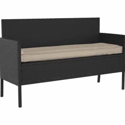 vidaXL Kissen Taupe 140 x 40 x 8 cm Oxford-Stoff