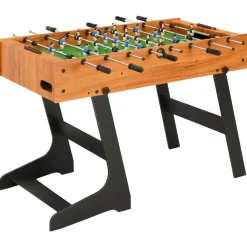 vidaXL Klappbarer Kickertisch 121 x 61 x 80 cm Hellbraun