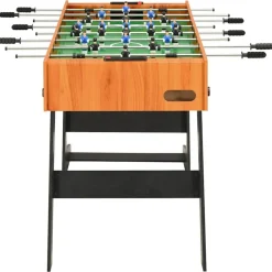 vidaXL Klappbarer Kickertisch 121 x 61 x 80 cm Hellbraun