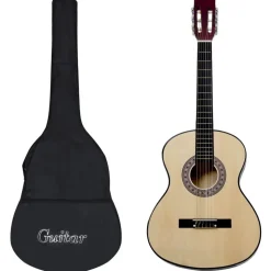 vidaXL Klassikgitarre für Anfänger mit Tasche 4/4 39"