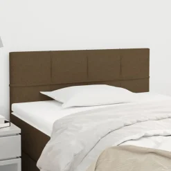 vidaXL Kopfteil Dunkelbraun 80x5x78/88 cm Stoff