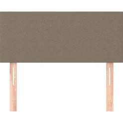 vidaXL Kopfteil Taupe 80x5x78/88 cm Stoff
