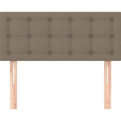 vidaXL Kopfteil Taupe 80x5x78/88 cm Stoff