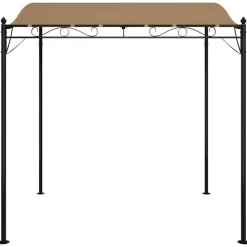 vidaXL Markise Taupe 2x2,3 m 180 g/m² Stoff und Stahl