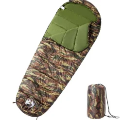 vidaXL Mumienschlafsack für Erwachsene Camping 3 Jahreszeiten