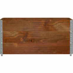 vidaXL Paletten-Aufsatzrahmen 3 Stk. Braun 120x80 cm Massivholz Kiefer