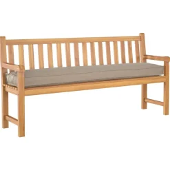 vidaXL Palettenkissen Taupe 200 x 40 x 8 cm Oxford-Stoff