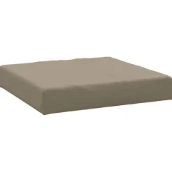 vidaXL Palettenkissen Taupe 60x60x9,5 cm Oxford-Gewebe