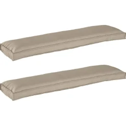 vidaXL Palettenkissenset 2 pcs Taupe 150 x 40 x 8 cm Oxford-Stoff
